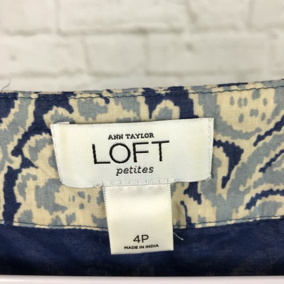 Loft Ann Taylor Baroque Sleeveless Beaded Dress 4P - Picture 6 of 7